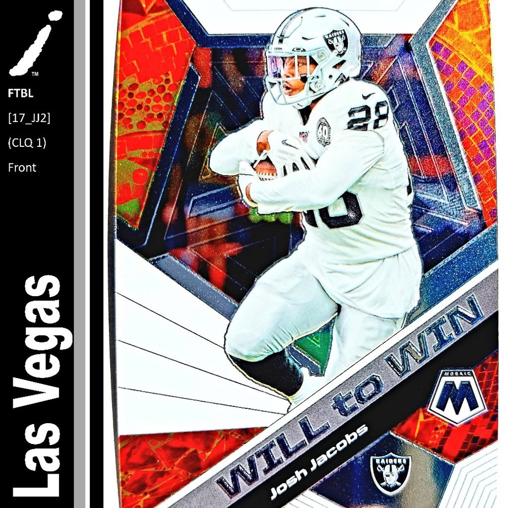 Las Vegas Raiders (Josh Jacobs) - FTBL [17_JJ2] Front